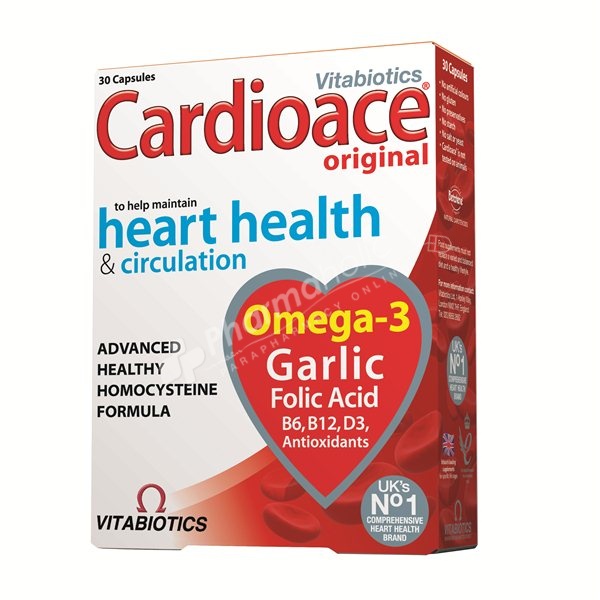 Vitabiotics Cardioace Original Heart Health & Circulation -30 tablets-