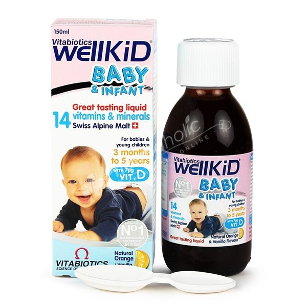 Vitabiotics Wellkid Baby & Infant Great Tasting Liquid