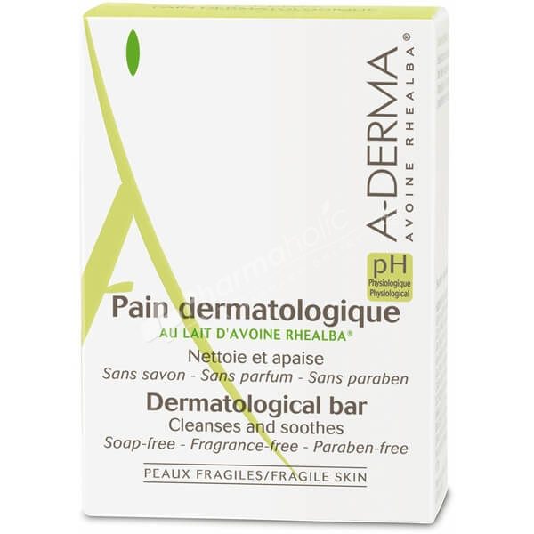 Aderma Dermatological Cleanses Soothing Bar 100g