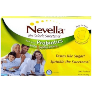 Nevella No Calorie Sweetener with Probiotics 200 packets