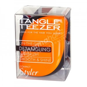 Tangle Teezer On-The-Go Detangling Hair Brush Smooth and Shine