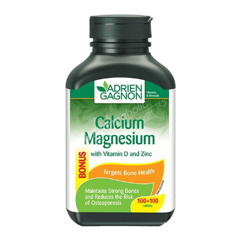Adrien Gagnon Calcium Magnesium with Vitamin D and Zinc