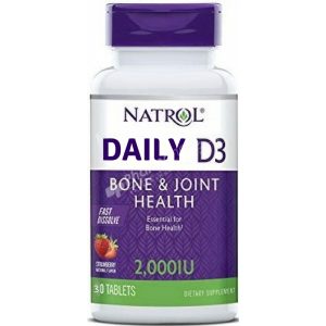 Natrol Daily D3 Strawberry Flavor