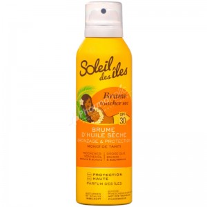 Soleil Des Îles Brume D'Huile Seche Bronzage Intense SPF30