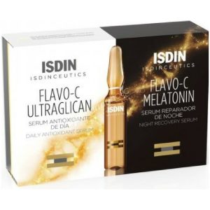Isdin Isdinceutics Flavo-C Ultraglican and Melatonin