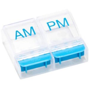 AM/PM Push-Button Pill Planner