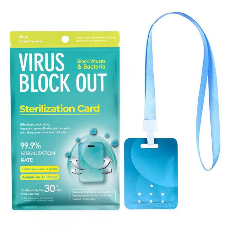 Virus Block Out Sterilization Card