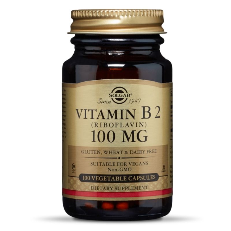 Solgar Vitamin B2 100mg 100 Capsules - Pharmaholic