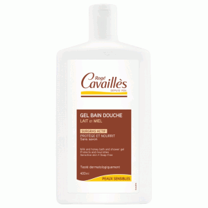 Roge Cavailles Milk and Honey Bath and Shower Gel 400ml
