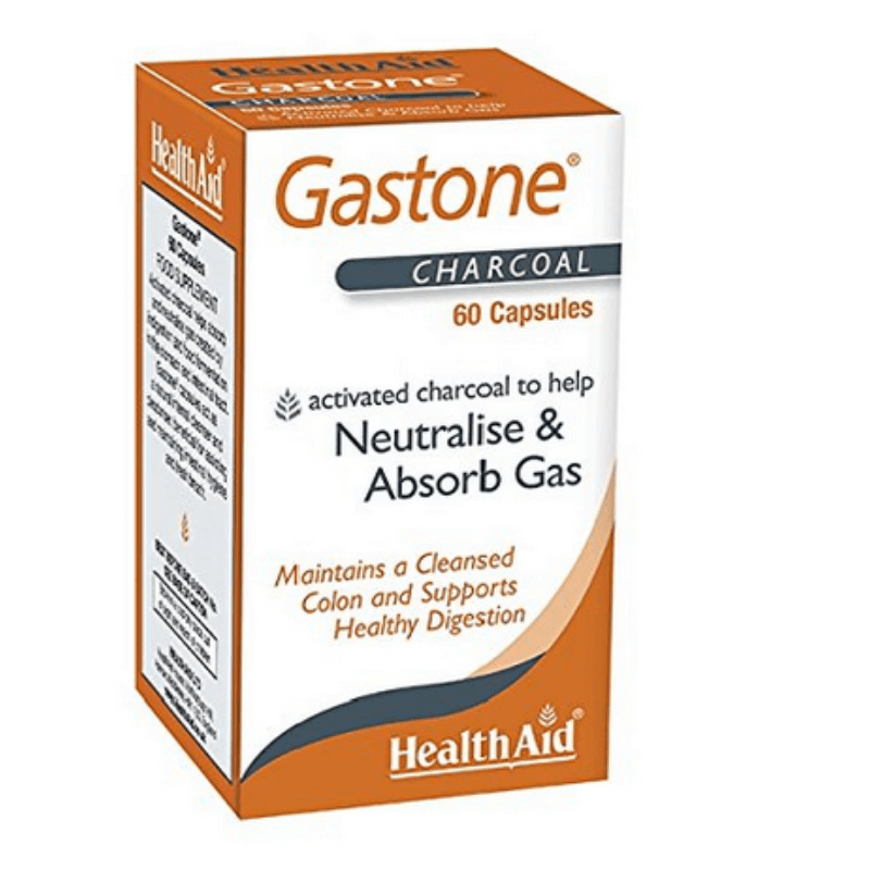 HealthAid Gastone Activated Charcoal 60 Capsules