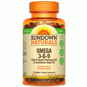 Sundown Naturals Omega 3-6-9 50 Softgels