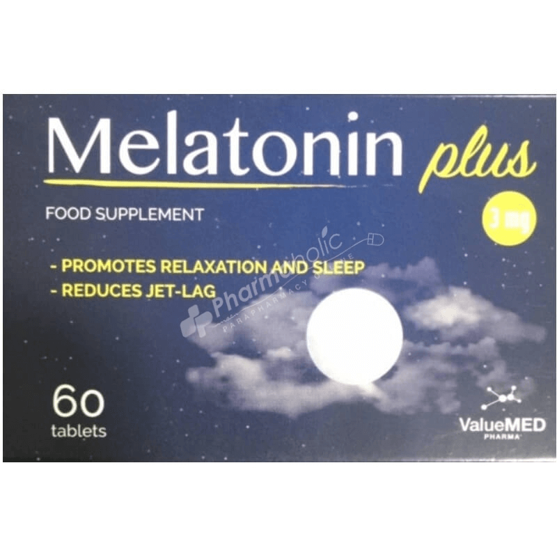 ValueMed Melatonin Plus 3mg 60 Tablets