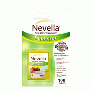 Nevella No Calorie Sweetener DiaBetter 100 Tablets 