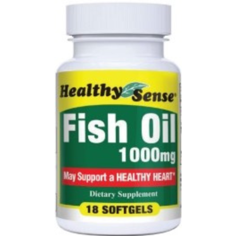Fish Oil 1000mg Healthy Sense Supplements Pharmaholic